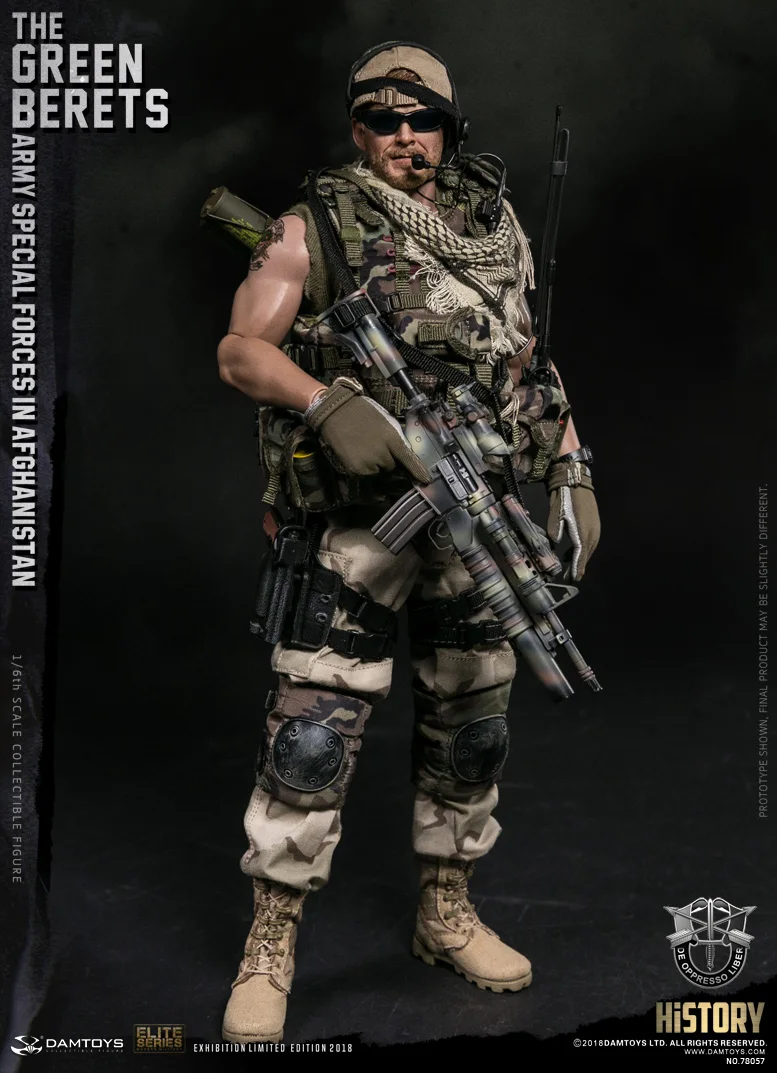 1/6 Action Figures Model DAMTOYS DAM78057 THE GREEN BERETS ARMY SPECIAL FORCES IN AFGHANISTAN  Whole box New unopened in stock