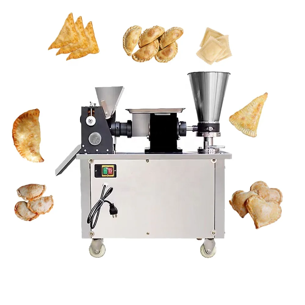 

Pastelito Big Ravioli Empanadas Samosa Making Machine Automatic Meat Pie Maker Dumpling Making Machine Empanada Machine for Sale