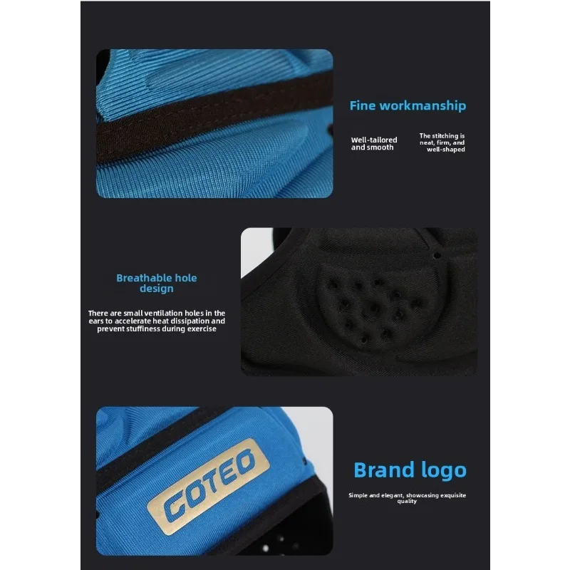 رغوة لينة خوذة كرة القدم تأثير حماية الرجبي الرياضة والعتاد مبطن حارس المرمى قبعة التزلج على الجليد هوكي المرمى التدريب #6