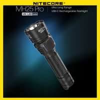 NITECORE MH25 Pro Flashlight 3300Lumens Camping Hunting Torch Hand Light Tactical flashlight Patrol lantern Emergency flashlight