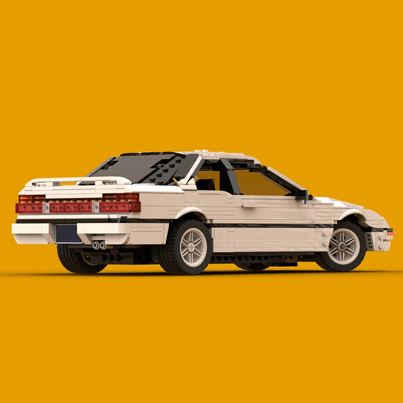 1018 قطعة MOC-239501 Prelude Si 1988 سيارة ريترو التقنية مركبة مدينة سرعة أبطال نموذج اللبنات الطوب لعبة الكبار هدية