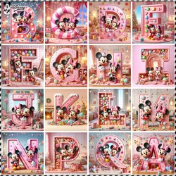 Disney Mickey 5D Diamond Painting Full Round Drill Minnie Diamond Embroidery Mosaic Art Valentine's Day Gift