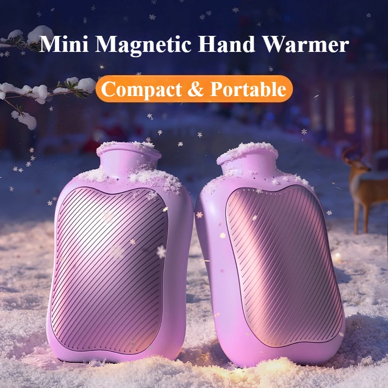 

Eary Magnetic Hand Warmers 2500mAh*2 Rechargeable USB Portable Hands Heater Festival Gifts for Men Women Kids Friend