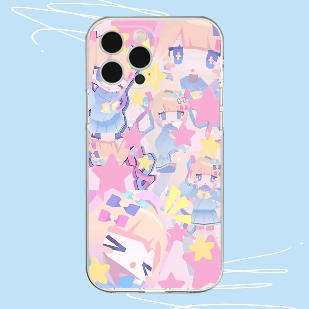 Needy Girl Streamer Overload Phone Case For iPhone 13, 14,13,12,Mini,11,Pro,Max,Plus,X,XR,XS,8,SE,2020 Transparent Cover - Image 4