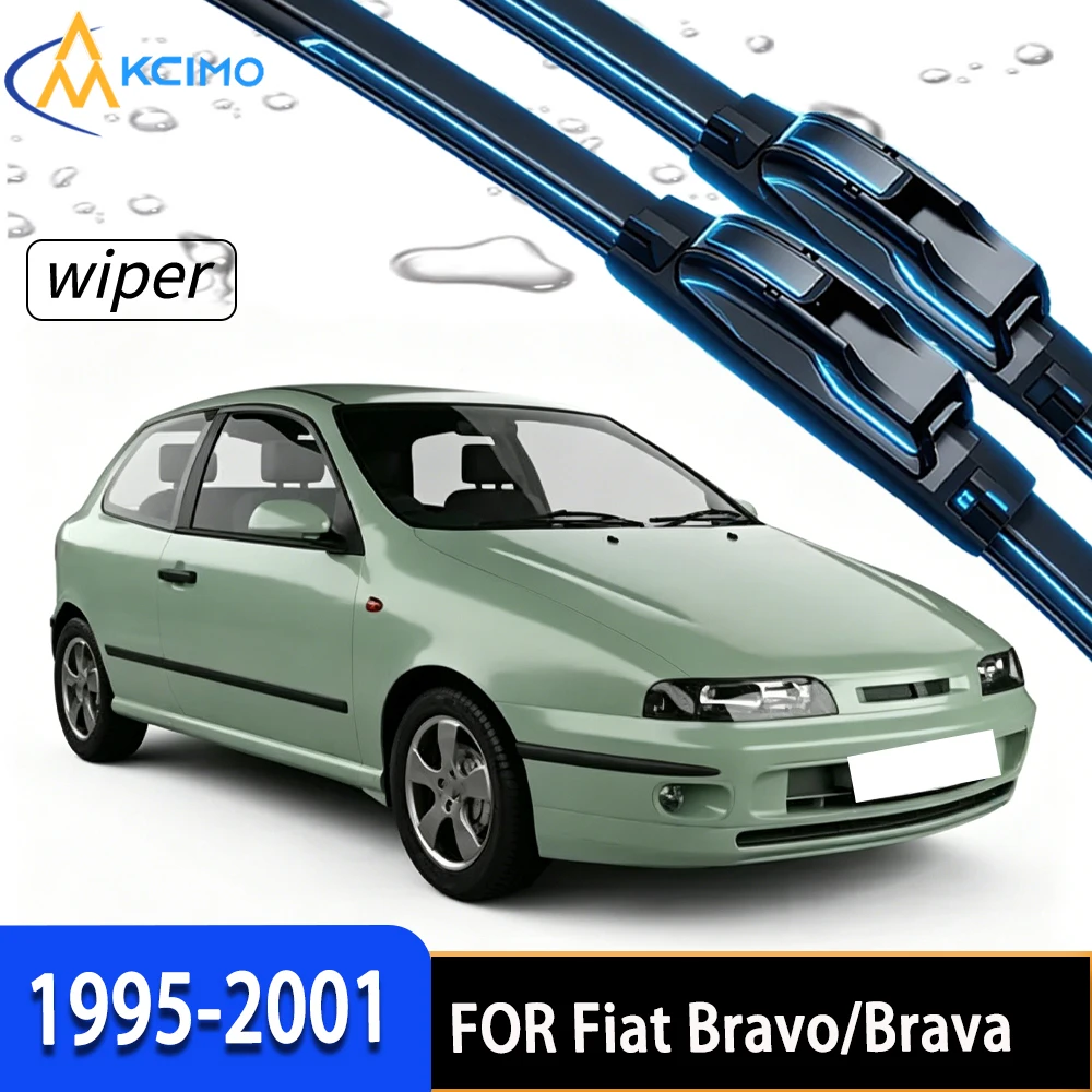 

Premium High-Performance Front Windscreen Wiper Blades with Durable Rubber, Direct Fit for Fiat Bravo Brava 131 1995-2001