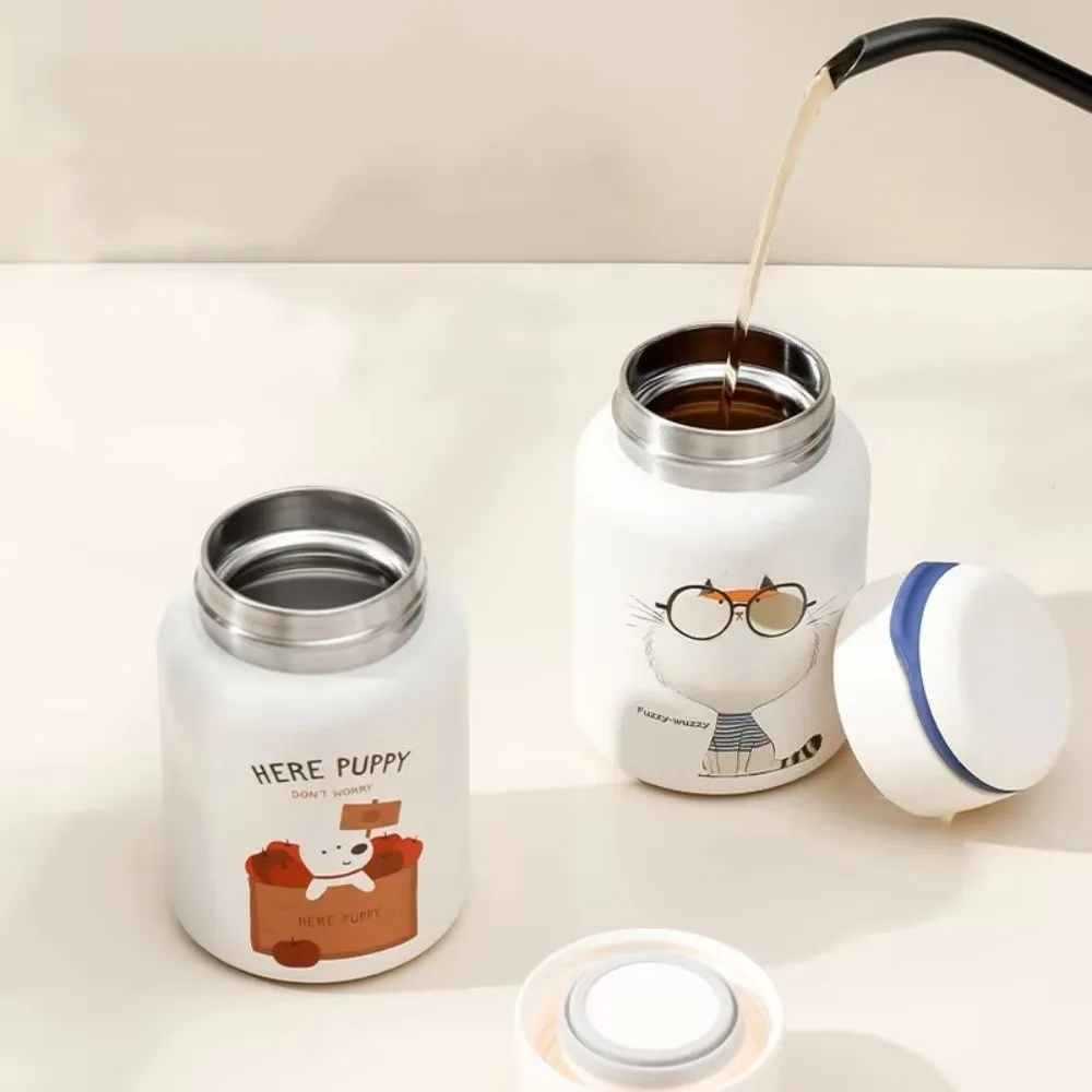 

Модная вакуумная термочашка из нержавеющей стали, герметичная мультяшная термос, портативная посуда для напитков, изолированная чашка для воды, бытовая