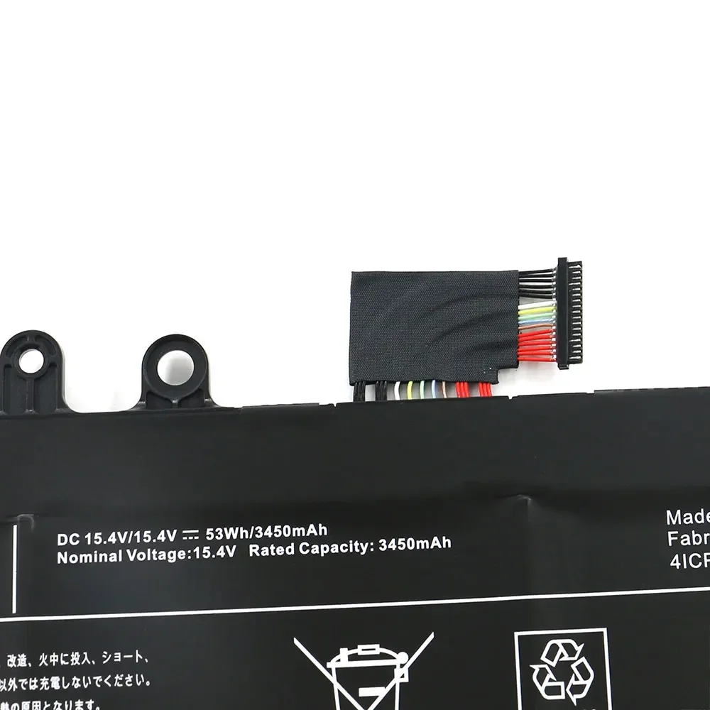 Imagem -06 - Shuozb-bateria do Portátil para Toshiba Dynabook Ps0011ua1brs X30l-j Pcr10t04n00x Pcr10l13l011 Ps0010ua1brs 15.4v 53wh 3450mah