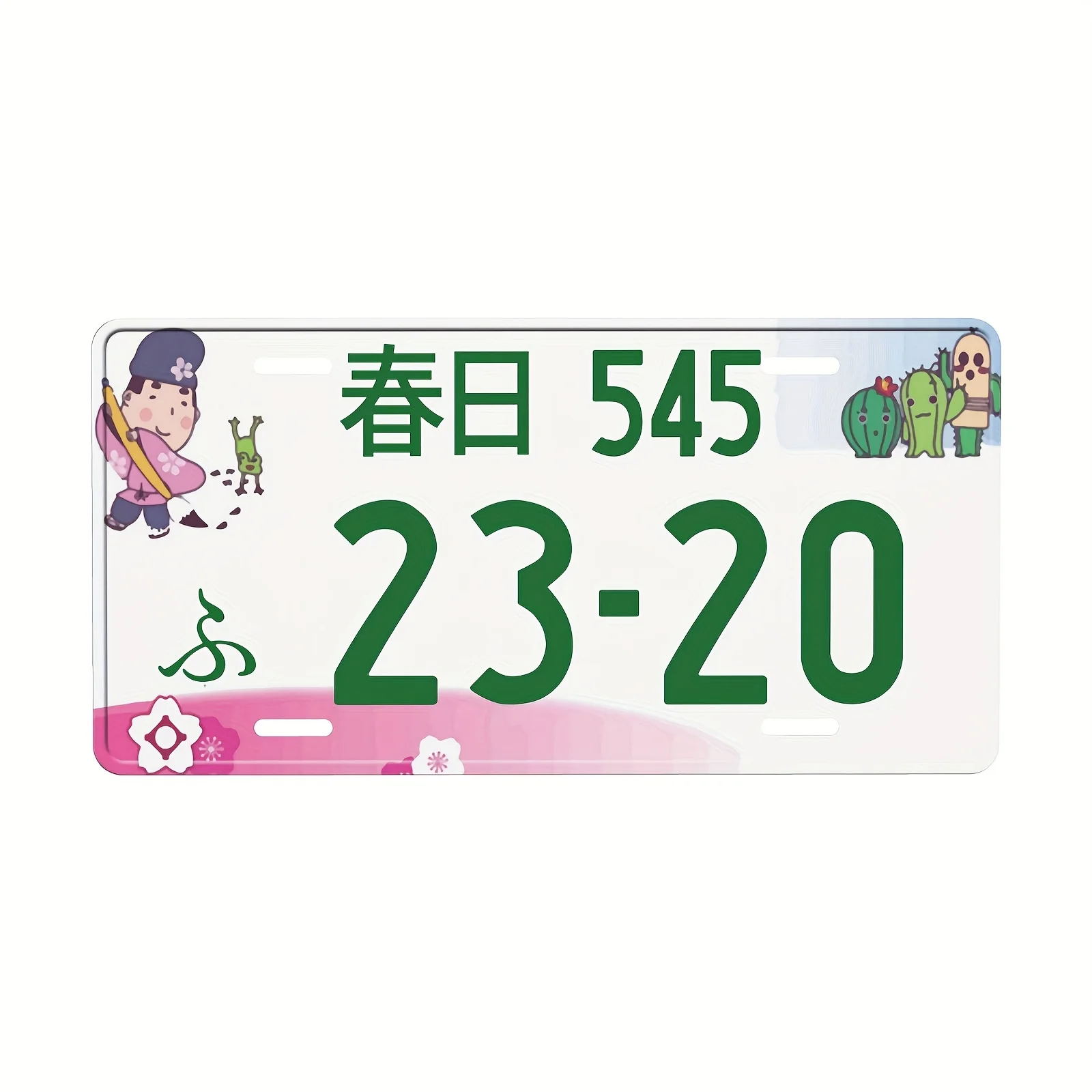 Plaque d'immatriculation en aluminium et métal de style JDM – Réplique d'étiquette de moto japonaise avec personnalisé, parfait pour le garage, le bar, le mur du café