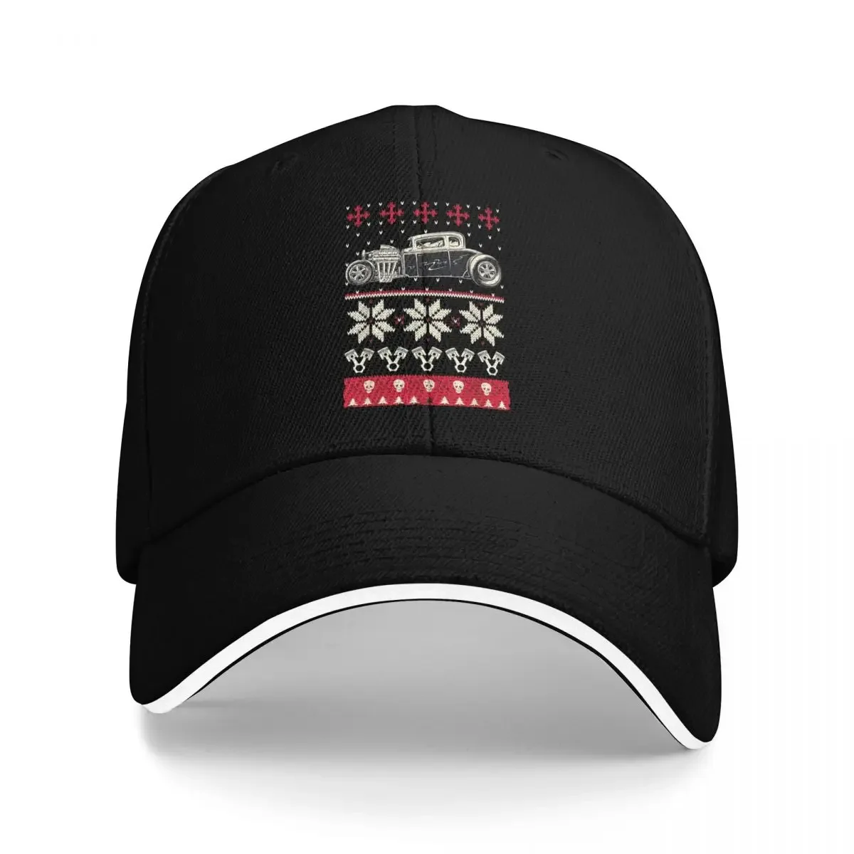 2026 Ugly Hot Rod Christmas A Hat Mens Cap Women's Cap Baseball Cap For Men