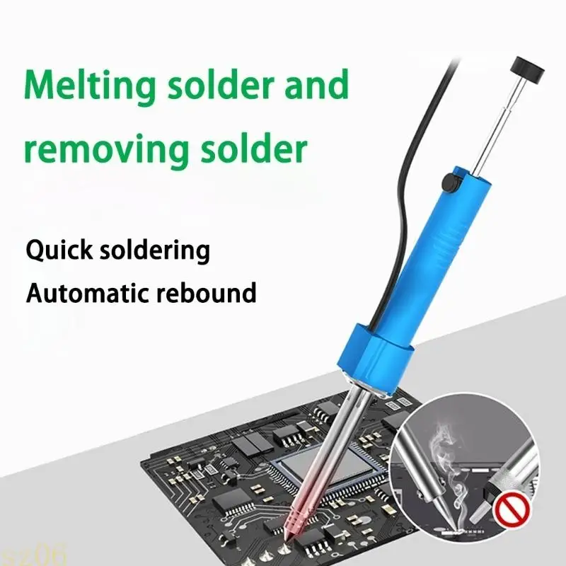 

Q2Q4 Автоматический контроль температуры, удаление припоя, конструкция из сплава, эргономичная ручка, встроенный инструмент для