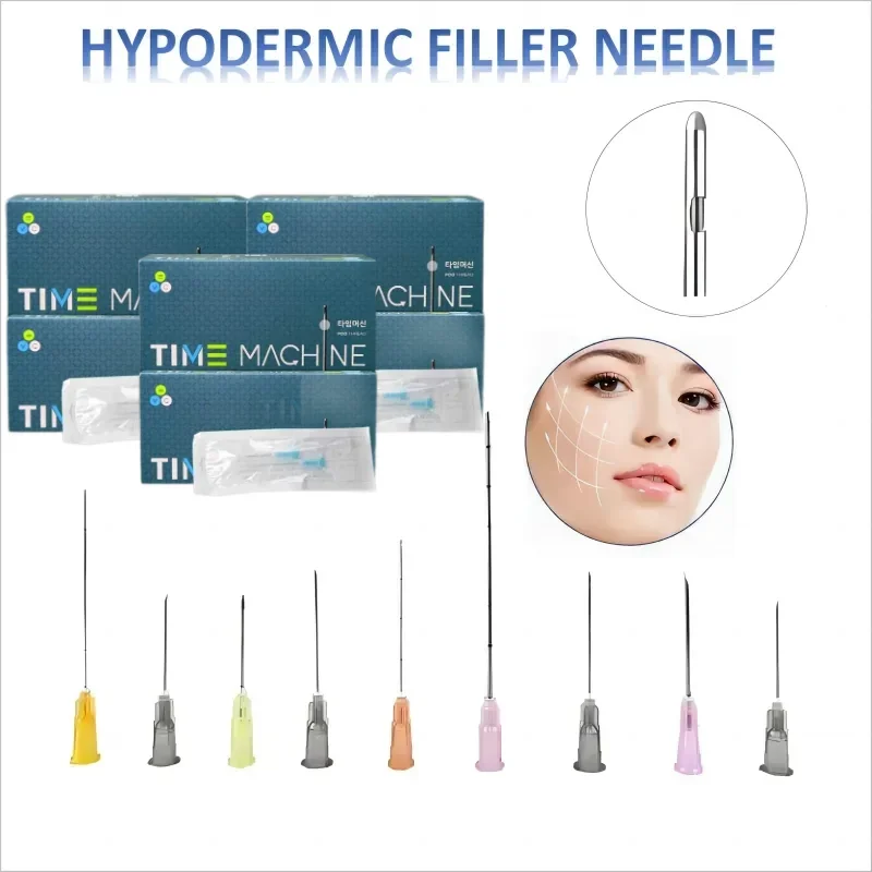 Medical Sterile microcannula 14G 90mm Blunt Tip Micro Cannula Needle for Injectable Hyaluronic Acid Fillers