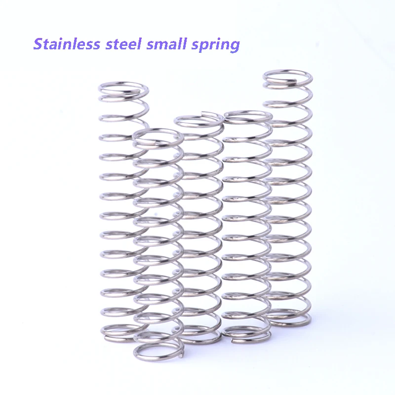 304 Stainless Steel Y-type Compression Spring, Return Spring Steel Wire Diameter 0.7mm Outside Diameter 2/3/4/5/6/7mm