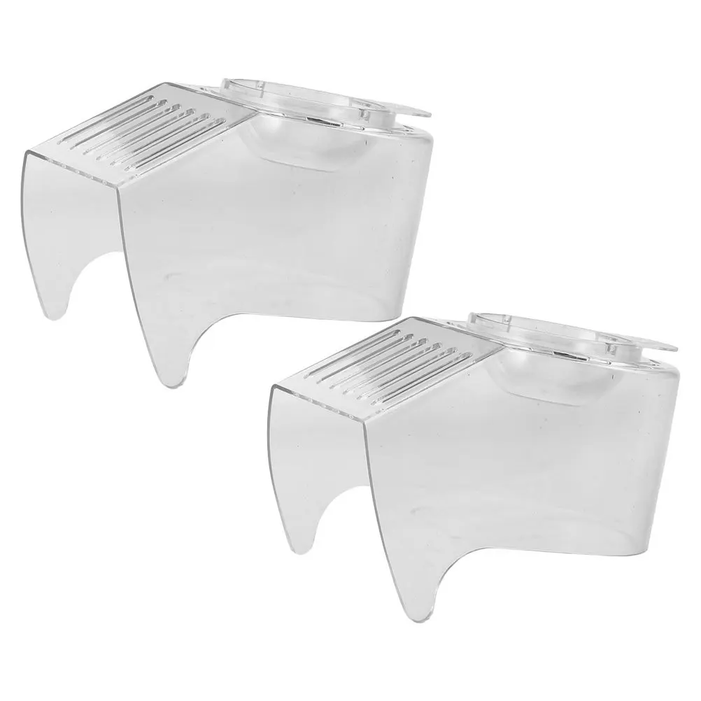 

2Pcs Household Popcorn Lid Heat-Resistant Acrylic Easy to Prevention Design for Small Popcorn Makers