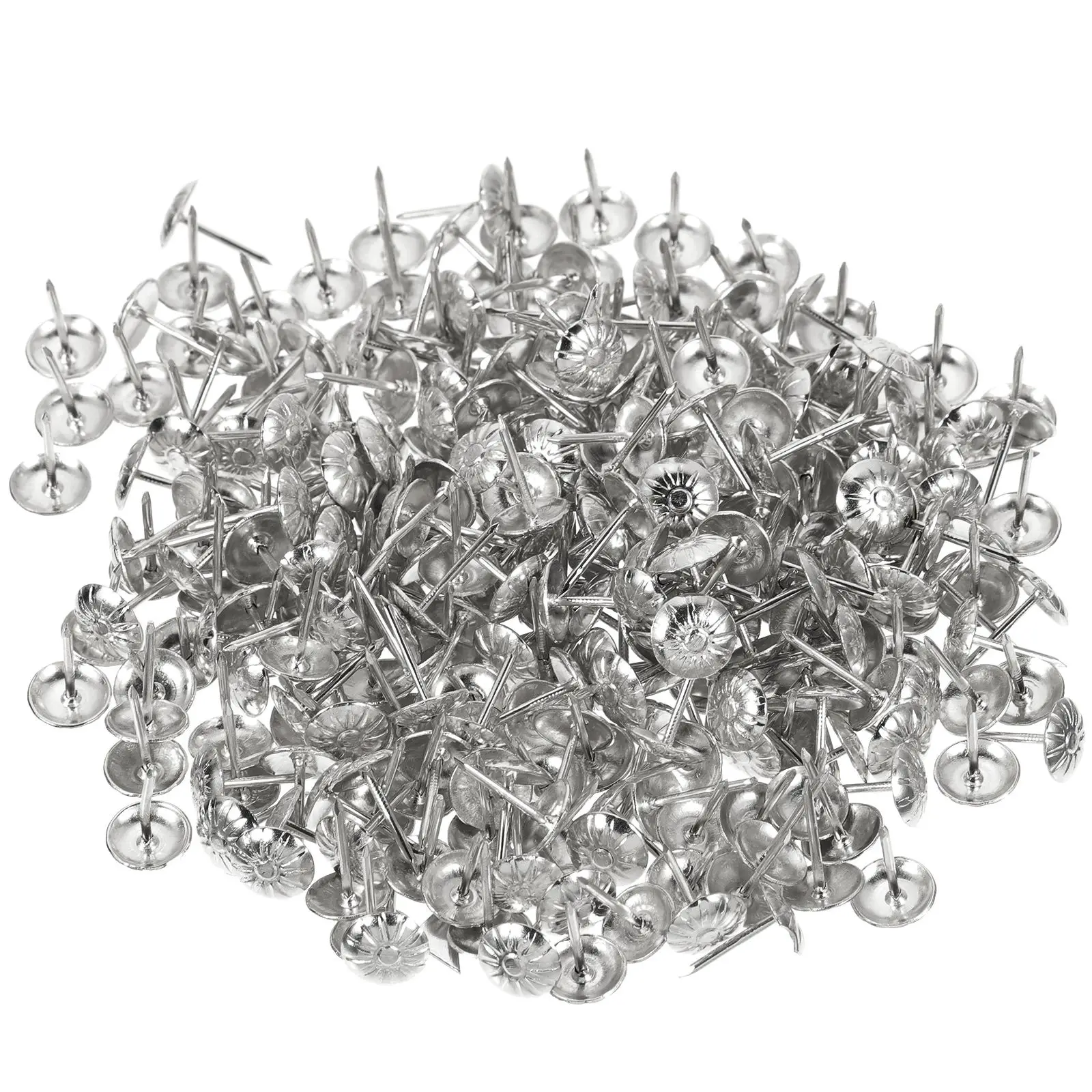 300 Pcs Upholstery Tacks For Sofa Nails Tacks Decorative Retro Furniture Soft Bag Sofa Bed Chair Table Push Pins Iron DIY