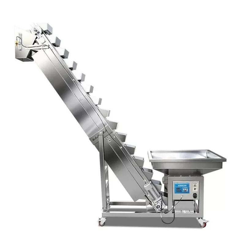 Stainless Steel Bucket Elevator Automatic Lifting Conveyor For Granules Hardware Dried Fruit Building Block Accessories