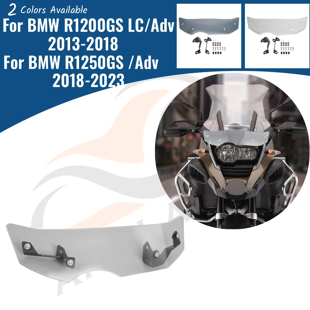 

Спойлер для лобового стекла BMW R1200GS R1250GS Приключения R1200 R1250 GS LC Adv ветровой экран для мотоцикла дефлектор воздуха