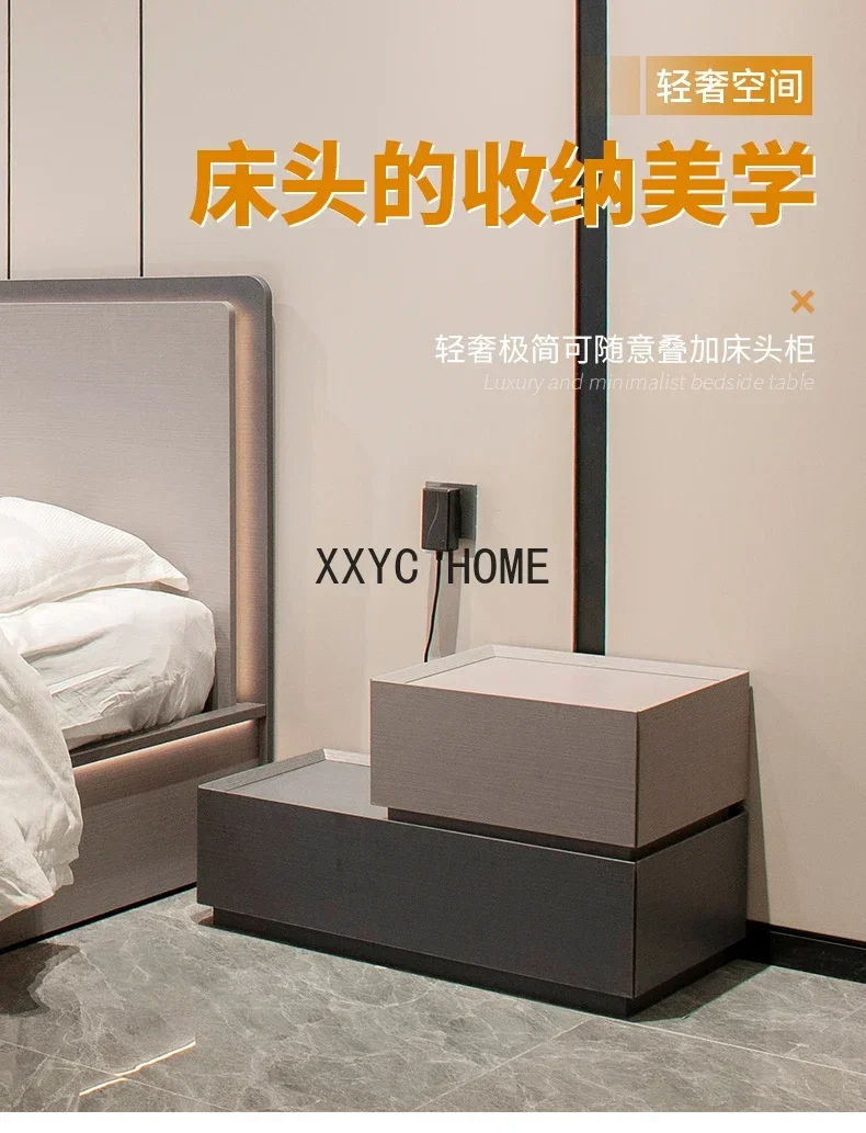Creative Bedside Table Modern Minimalist Bedroom and Household Bedside Small Storage Cabinet storage cabinet  furniture