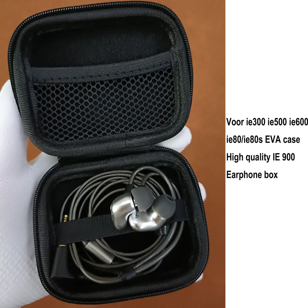 New High quality Earphone case For Sennheiser ie900 Earphone Bags voor ie300 ie500 ie600 ie80/ie80s EVA case