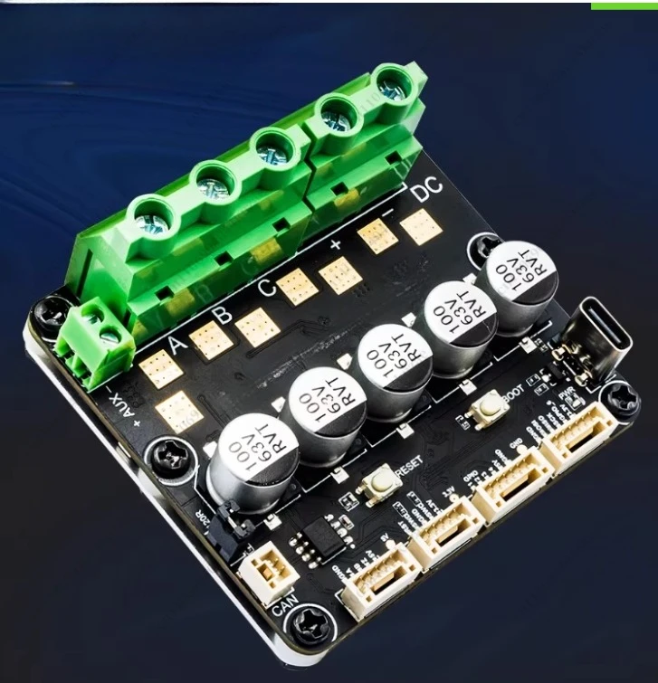 High-Current Single Motor Control Module - Integrated AS5047P Encoder (Compatible with ODrive3.6)