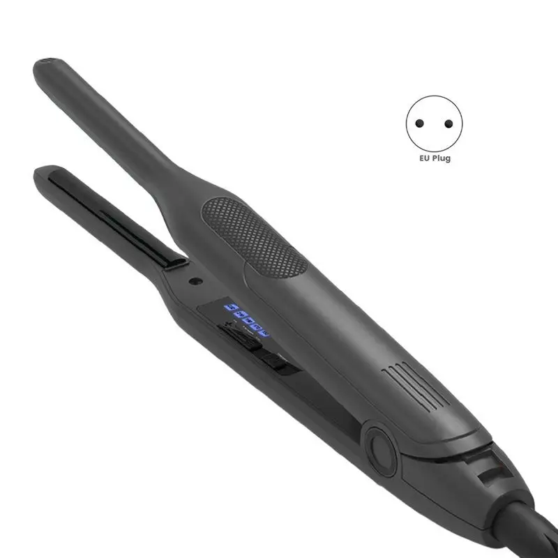 【RECOMENDAR】Small Flat Iron Curling Iron Dual Curling And Straightening Curling Iron EU Plug