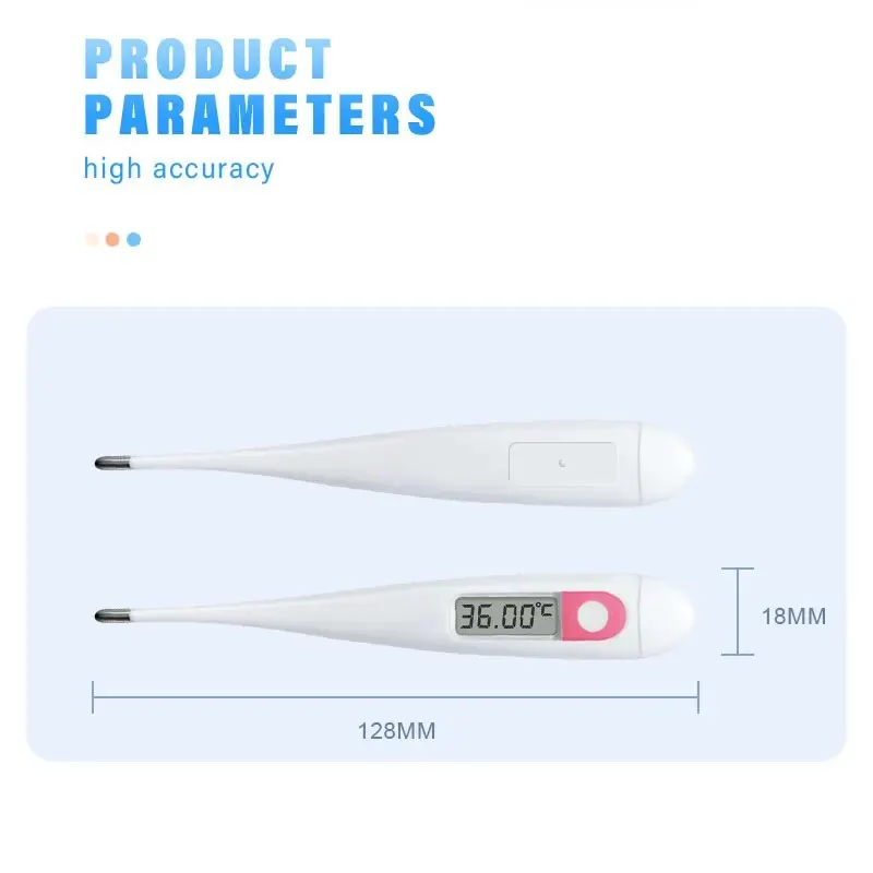 Digital Basal Clinical Thermometer For Ovulation High Accurate 0.01C Display 1/100th Degree Precision Reading Memory Recall