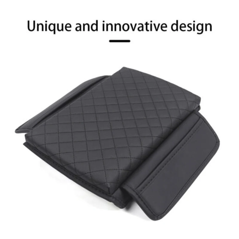 

1pc PU Leather Car Arm Rest Box Cushion Protection Mat for Car Center Console Elbow Support Pad Car Vehicle Protective Styling