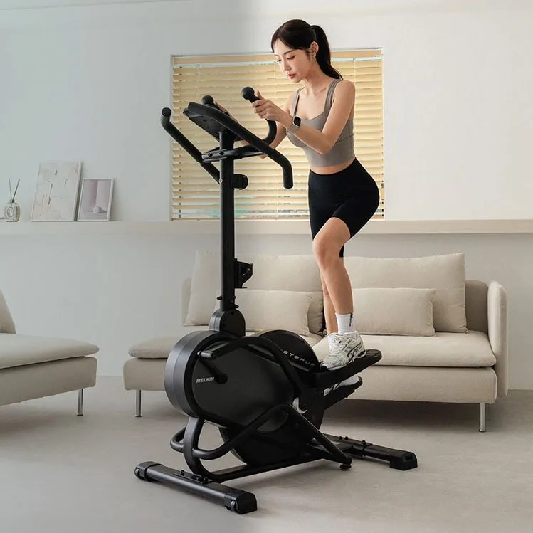 Máquina elíptica escaladora cardio profesional, entrenador cruzado elíptico de cuerpo Total con magnético hiper silencioso, nuevo