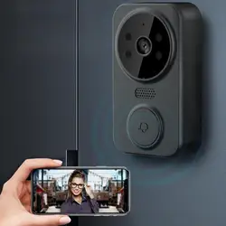 Wireless Door Bell High Clarity Video Doorbell Wireless Doorbell Set with High Resolution Camera 2.4g Wifi Remote Video Visual