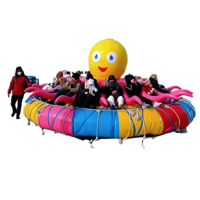 ألعاب الثلج القابلة للنفخ، قارب الموز، البلياردو، كرة البلياردو المتأرجحة، كرة البولينج، الأخطبوط الثلجي القابل للنفخ #1