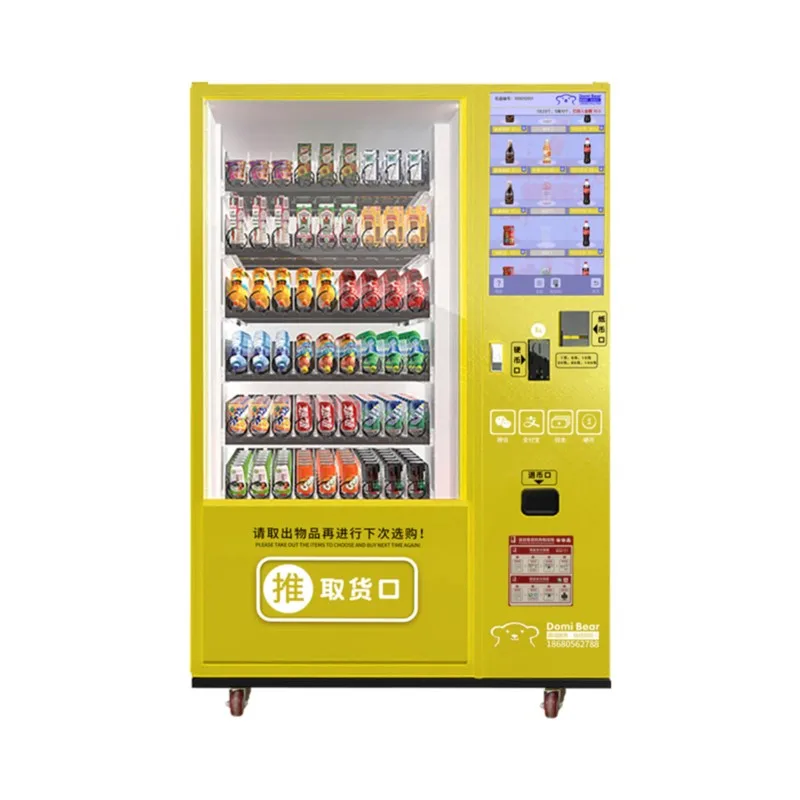 2025 24 Hours Self-service Automatic Snack Vending Machine Combo Soft Drink Vending Machines For Retail Items