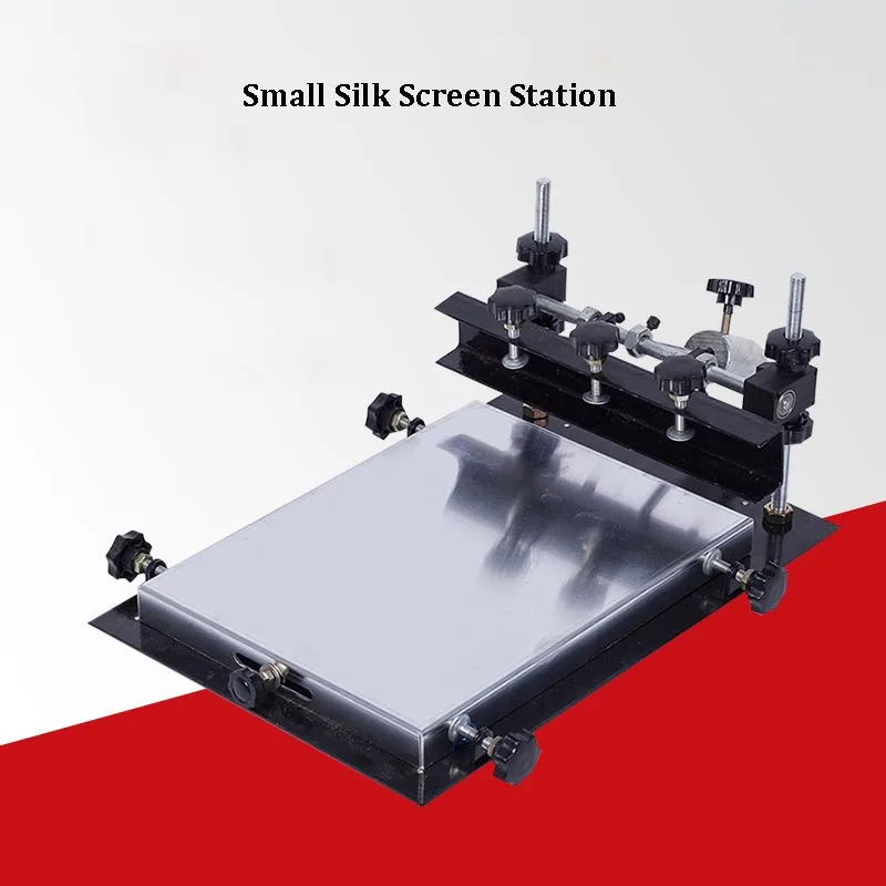 

Manual Small Screen Printing Machine SMT Manual Stamping Station Solder Paste Screen Printing Machine 32*22cm