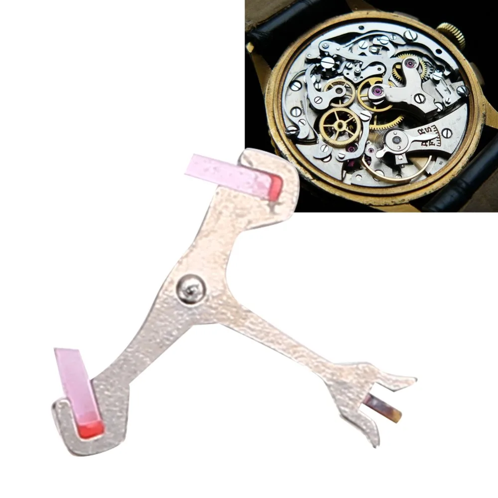 Silver Watch Movement Escapement Fork Alloy Watch Movement Replacement Part for For assembling watches with 8200 watch movement