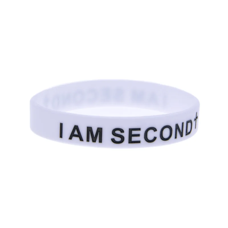 1 Stück/3 Stück Evangelismus-Geschenk Silikon-Armband mit Glaubensmotiv „Gott steht an erster Stelle“ Gummi-Armband Unisex für Erwachsene – Detail 5