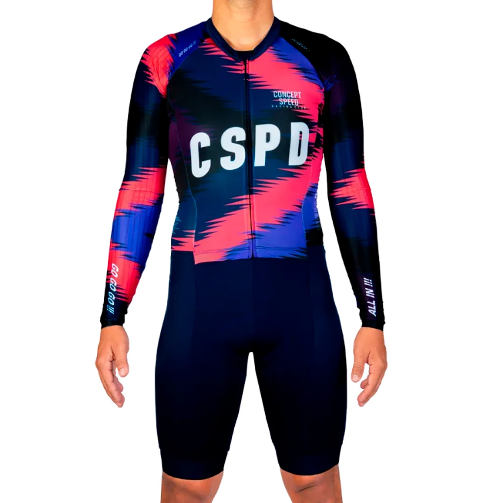 

2023 New CSPD Triathlon Road Racing Suit Summer Tights One-Piece tights Cycling Suit Breathable Outdoor Sports Clothes