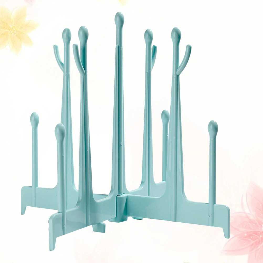 

Baby Bottle Rack Durable Foldable Easy Clean Detachable Dryer for Home Travel Portable Storage Display Kitchen Organizer Bottle