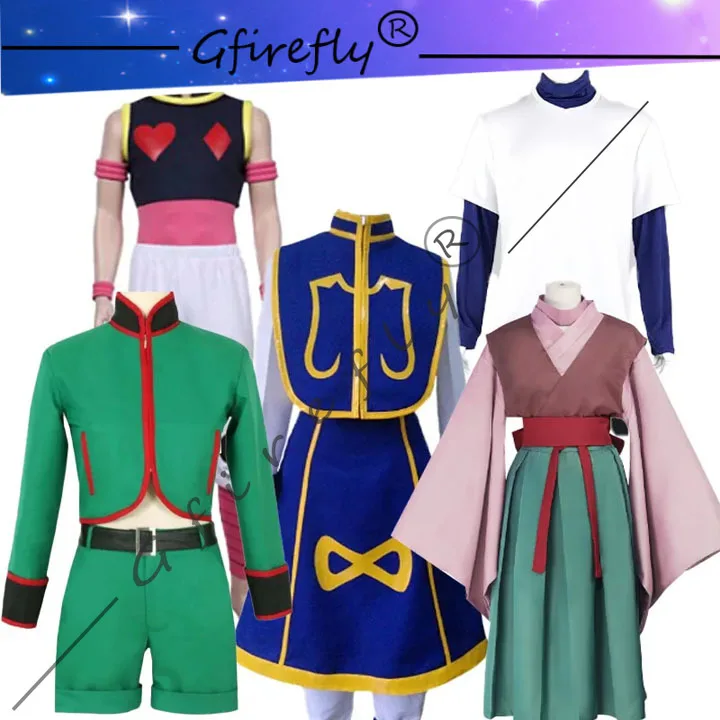 أزياء HUNTERxHUNTER التأثيرية Gon Freecss Hisoka CURAPICA Aruka KILLUAZAOLDYEC شخصية نفس النمط