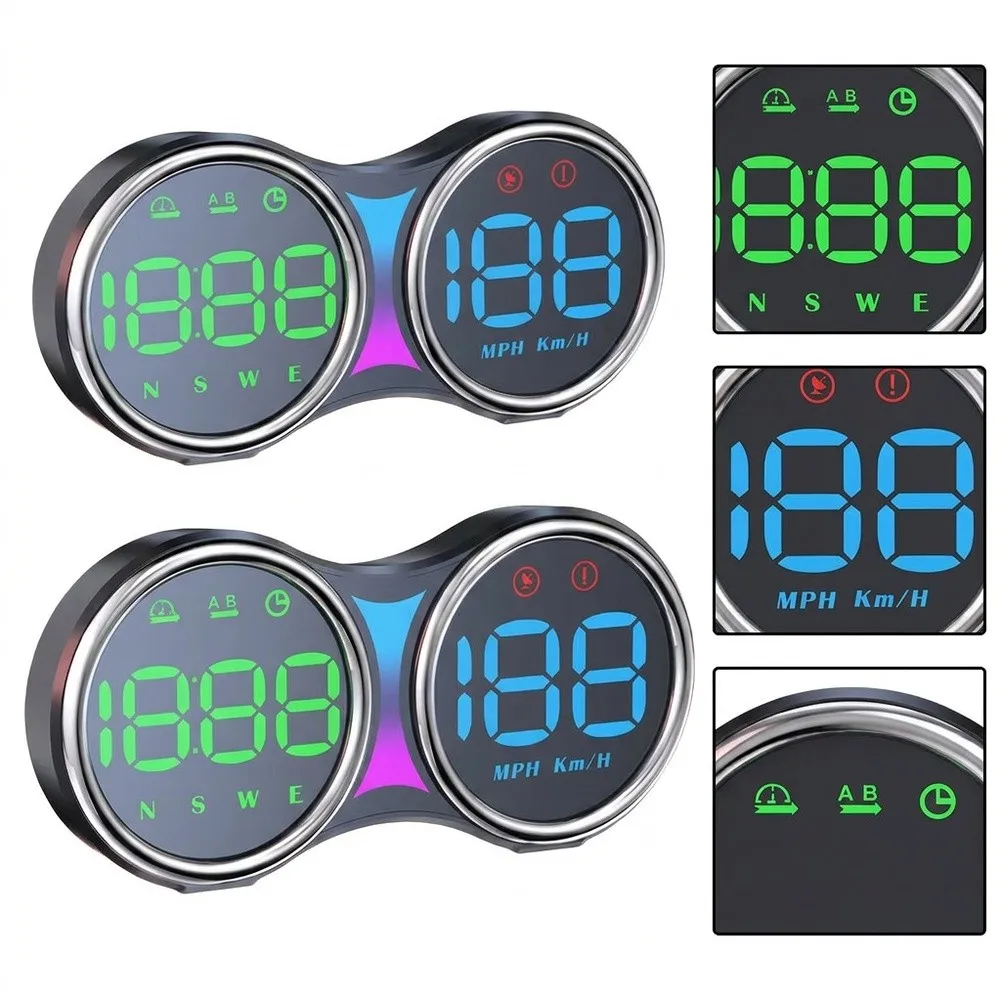 Car GPS Digital Dashboard Instrument Cluster Speed On Board Computer Clock Car Electronics Accessories