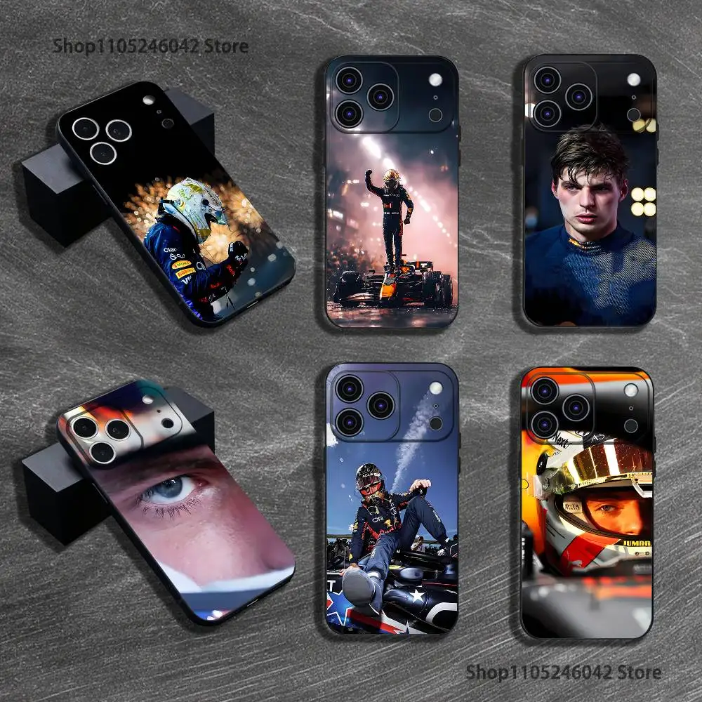 

M-Max 33 V-Verstappen Phone Case For iPhone 17,16,15,14,13,12,11,Pro,XS,Max,XR,Plus,E,SE4,Mini Black Shockproof Soft Cover