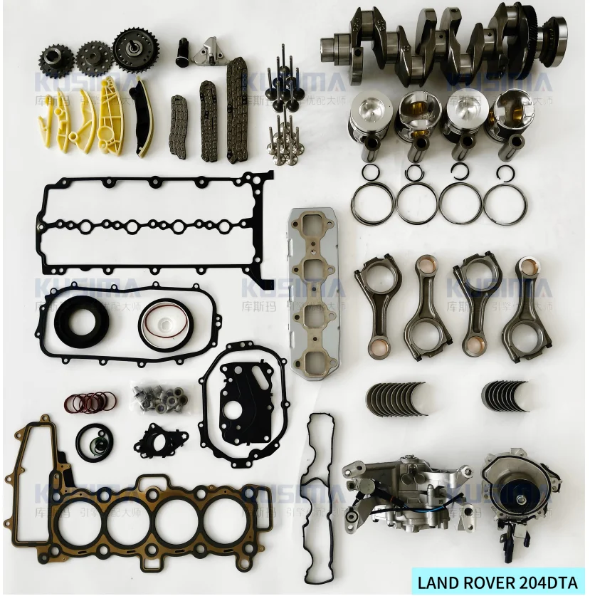New OEM Quality Auto Engine Repair Set Car Rebuild Kit for  Aj200 2.0 2.0T 204dta diesel Piston Gasket Bearing Valves