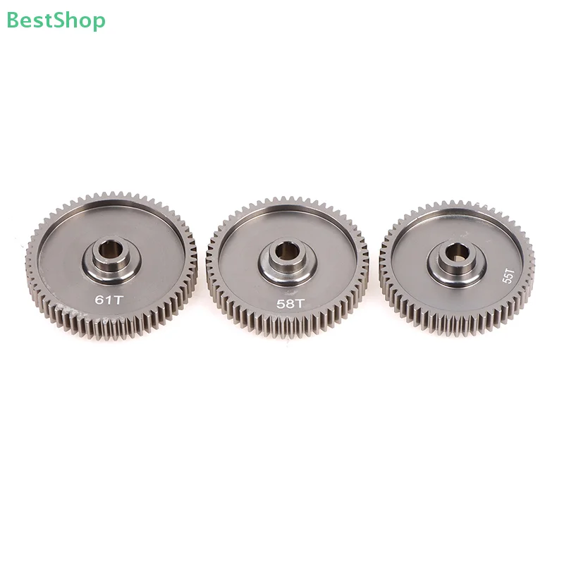 55T 58T 61T High Speed Spur Gear 51004 53665 For TAMIYA TT01 TT-01 RC Car Upgrade Accessories