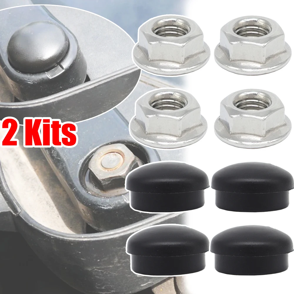 

2kit Car Front Windshield Wiper Arm Nut Screw Cap Bolt Rocker Cover For VW New Beetle Jetta A5 A6 Caddy 2K EOS Corrado Sharan 7N