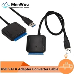 USB 3.0 SATA Cables Converter Male to 2.5/3.5 Inch HDD/SSD Drive Wire Adapter Converter Cables Dropshipping Sata to USB Adapter