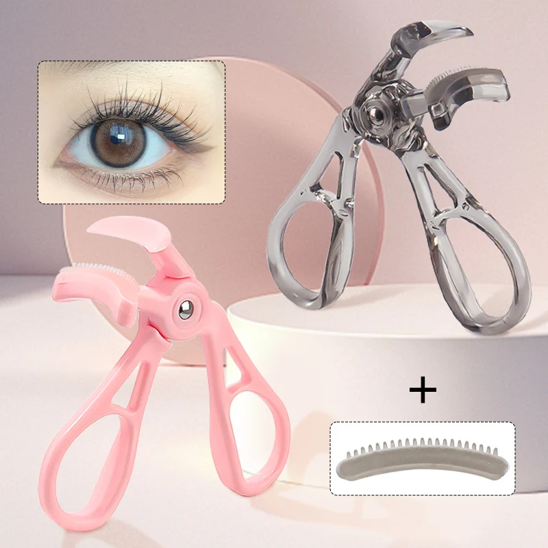 

Wide-angle Tooth Comb Eyelash Curler Natural Curling Eyelash Shaping Beginners Portable Clip Eyelash Assistant Eyelash Tools