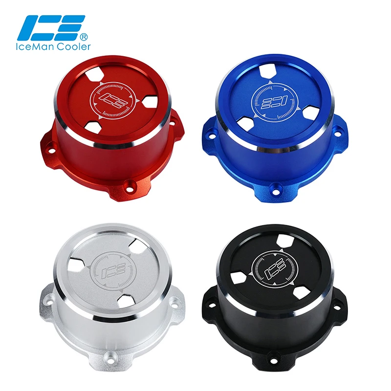 Pompa IceManCooler D5 Modifiy Armor, aktualizacja pompy D5 zamontować kurtkę ze stopu aluminium, wymienić akcesoria, srebrny, czerwony, niebieski, czarny