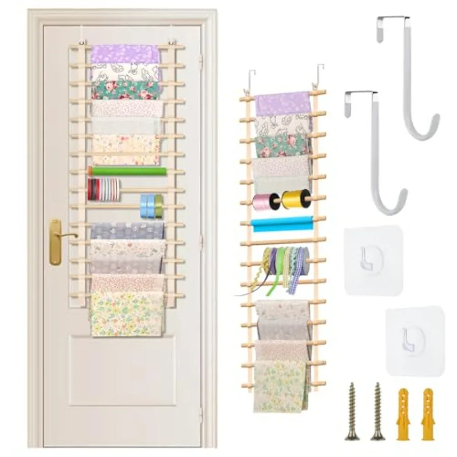

sewing fabric storage: x16.5 fabric organizer and sewing fabrics organizer room hanging organization for Door and wall Craft Cl