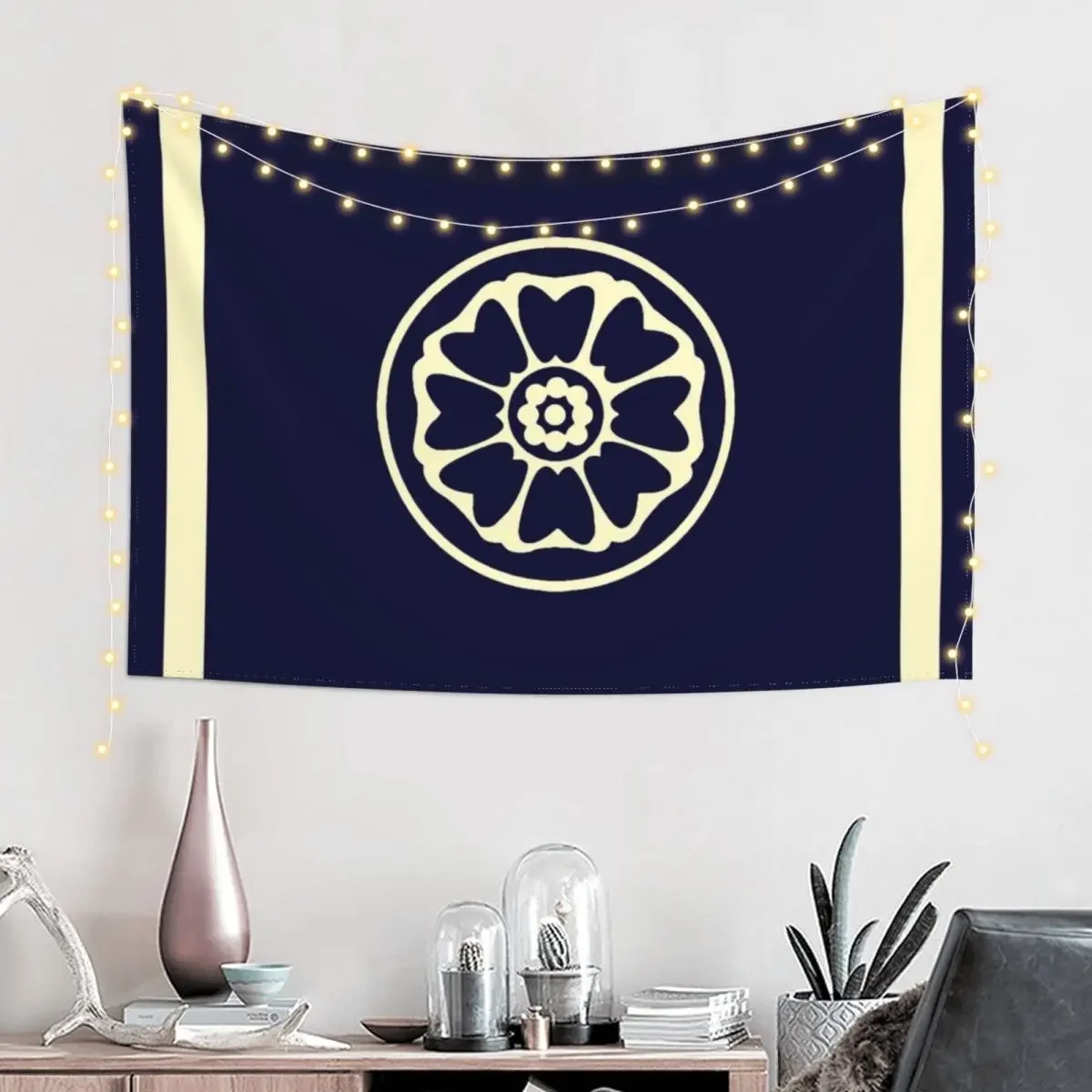 Order of the White Lotus Tapestry Living Room Decoration Room Decor Aesthetic Aesthetic Room Decoration Tapestry