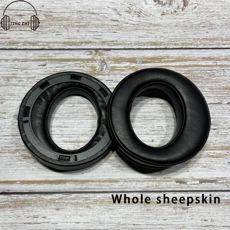 เปลี่ยน Sheepskin Ear Pads เบาะสำหรับ AKG K812หูฟังนุ่มหนังแผ่นรองหูฟังโฟมหน่วยความจำ Bevel Earmuffs