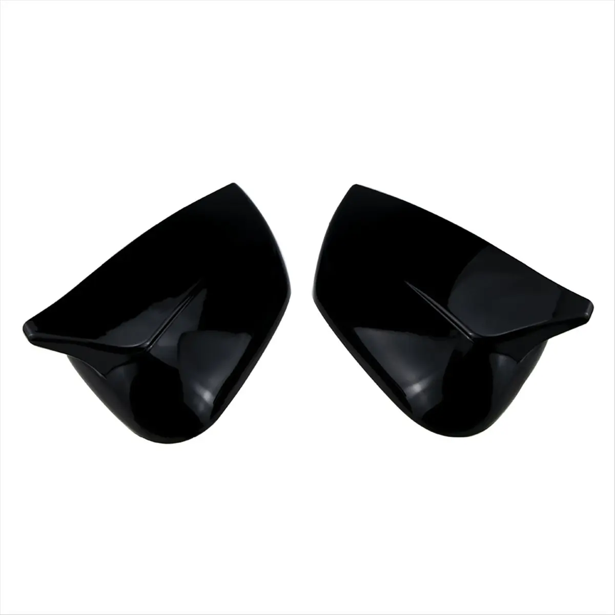NCSMT Car Side Wing Mirror Cover Rear View Mirror Shell Caps Case for KIA EV6 2022 2023 Car Exterior Accessories Bright Bla