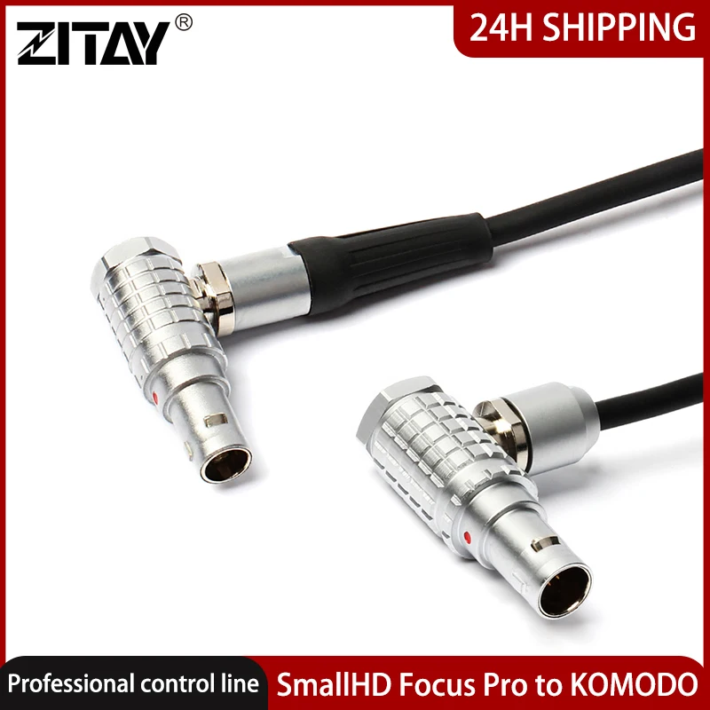 

ZITAY 5-pin to 9-pin touch control camera cable for SMALLHD Focus PRO OLED Cine 7 Indie7 Indie Pro to Red Komodo 6K camera cable