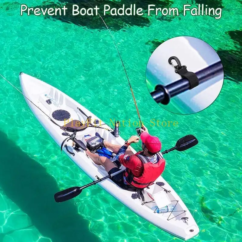 242F 6PCS 보트 패들 클립 카약 패들 골키퍼 카약 패들 스토리지 홀더 카약 노 스냅 클립 카약 카누 보트 패들 부품